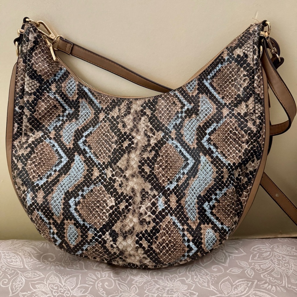 I.N.C. International Concepts Snake Print Hobo Bag